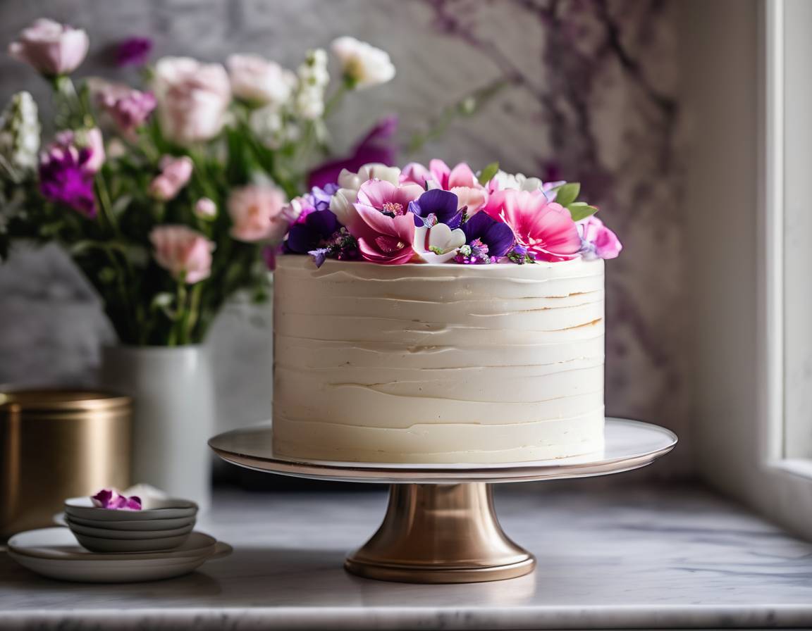 Jak zrobić efektowny tort z kwiatami?