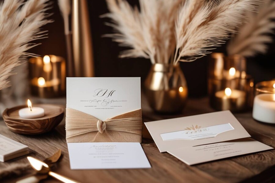 Zaproszenia ślubne boho jako wyjątkowy sposób na podkreślenie stylu uroczystości