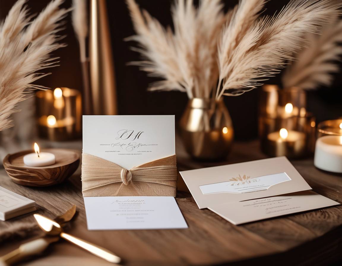 Zaproszenia ślubne boho jako wyjątkowy sposób na podkreślenie stylu uroczystości